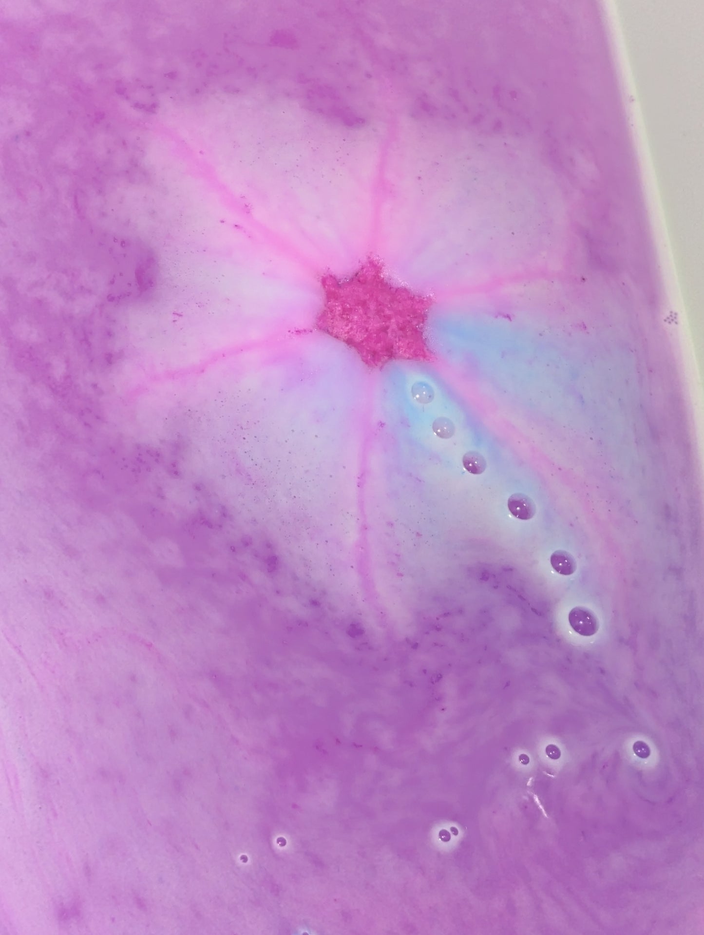 Pink Glittery Snowflake -  Bath Bomb