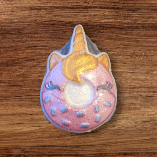 Small Pink Unicorn Donut - Bath Bomb