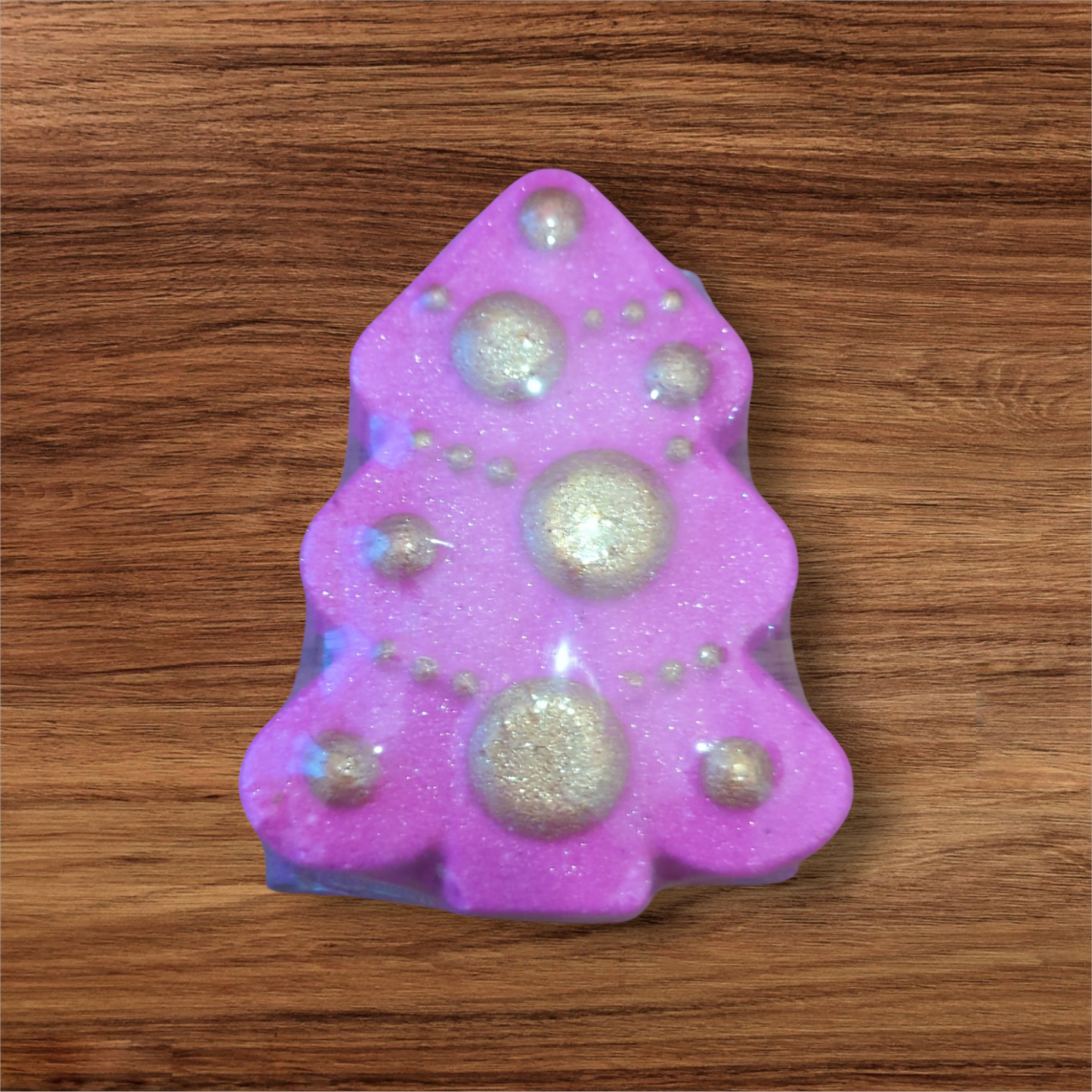 Cerise Glitter Tree  -  Bath Bomb