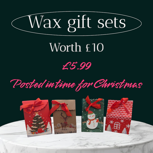 Wax Gift box - in time for xmas (no Xmas scents)