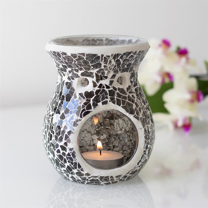 Gunmetal Crackle Wax Burner